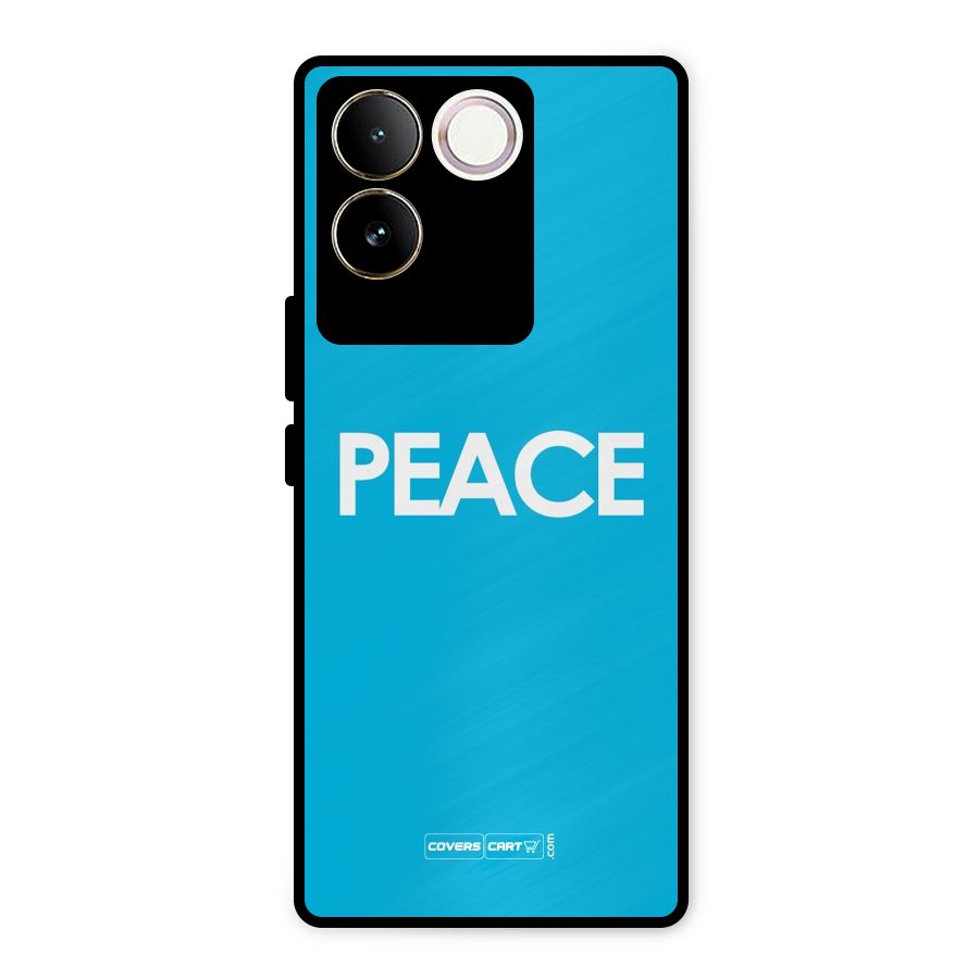 Peace Metal Back Case for iQOO Z7 Pro