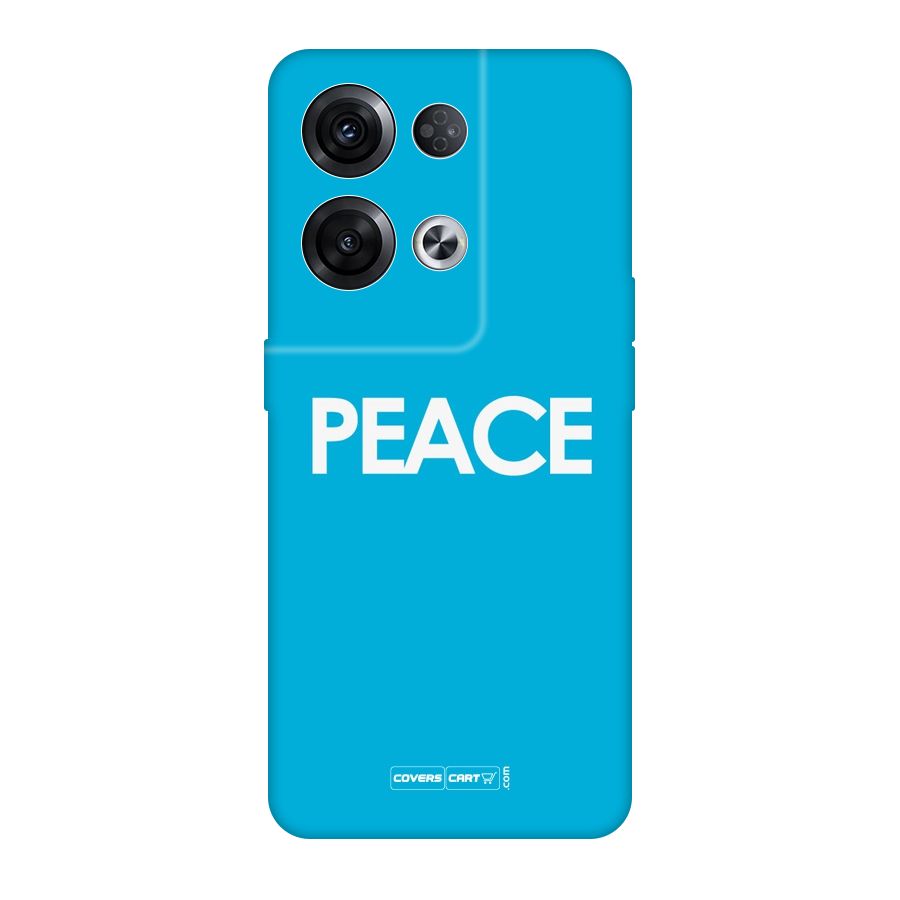 Peace Original Polycarbonate Back Case for Oppo Reno8 Pro 5G