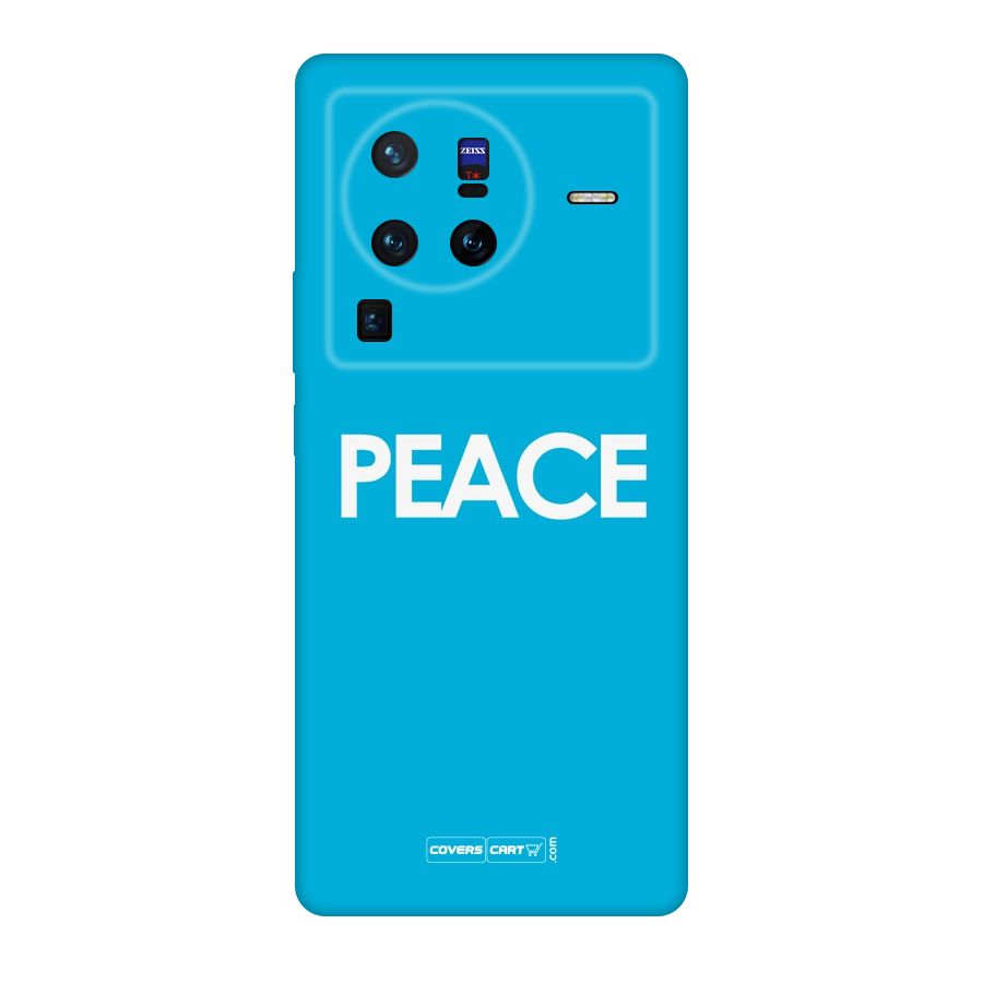 Peace Original Polycarbonate Back Case for Vivo X80