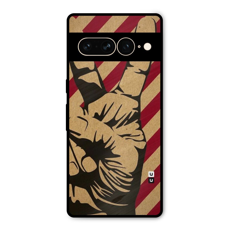 Peace Stripes Metal Back Case for Google Pixel 7 Pro