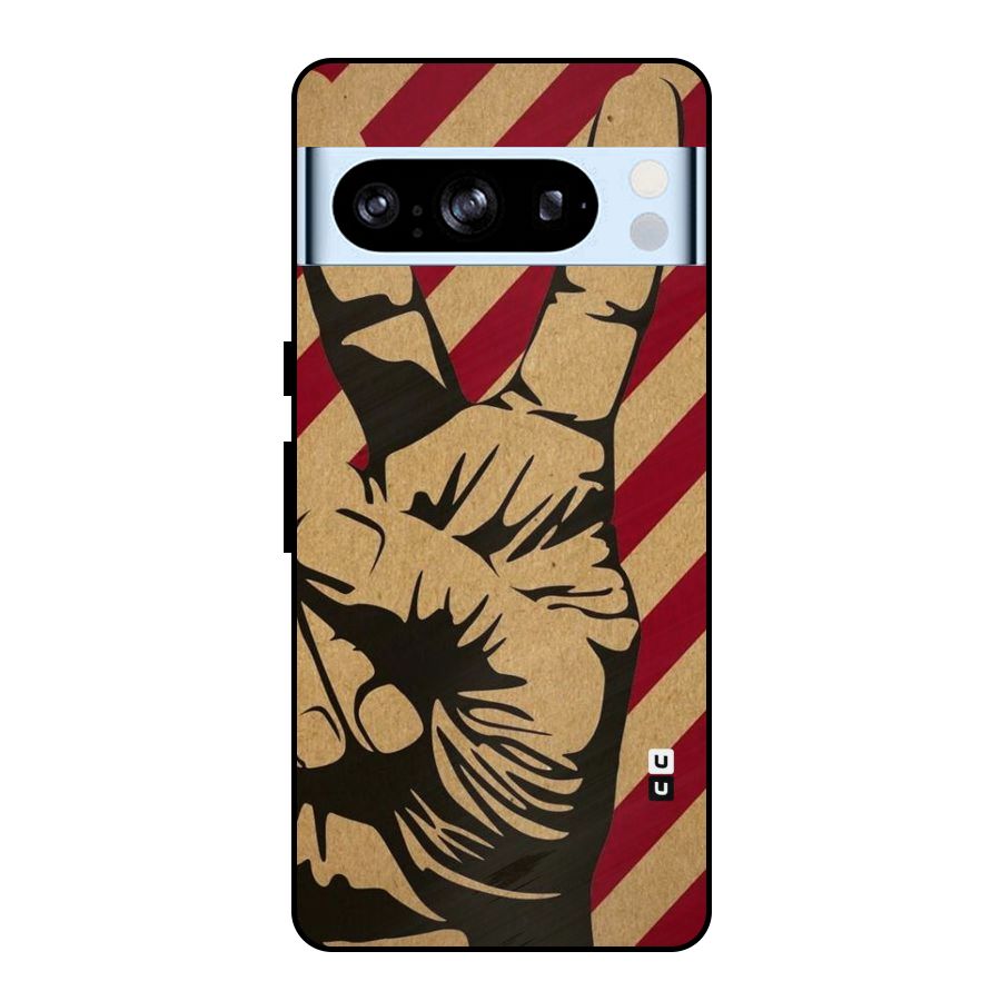 Peace Stripes Metal Back Case for Google Pixel 8 Pro