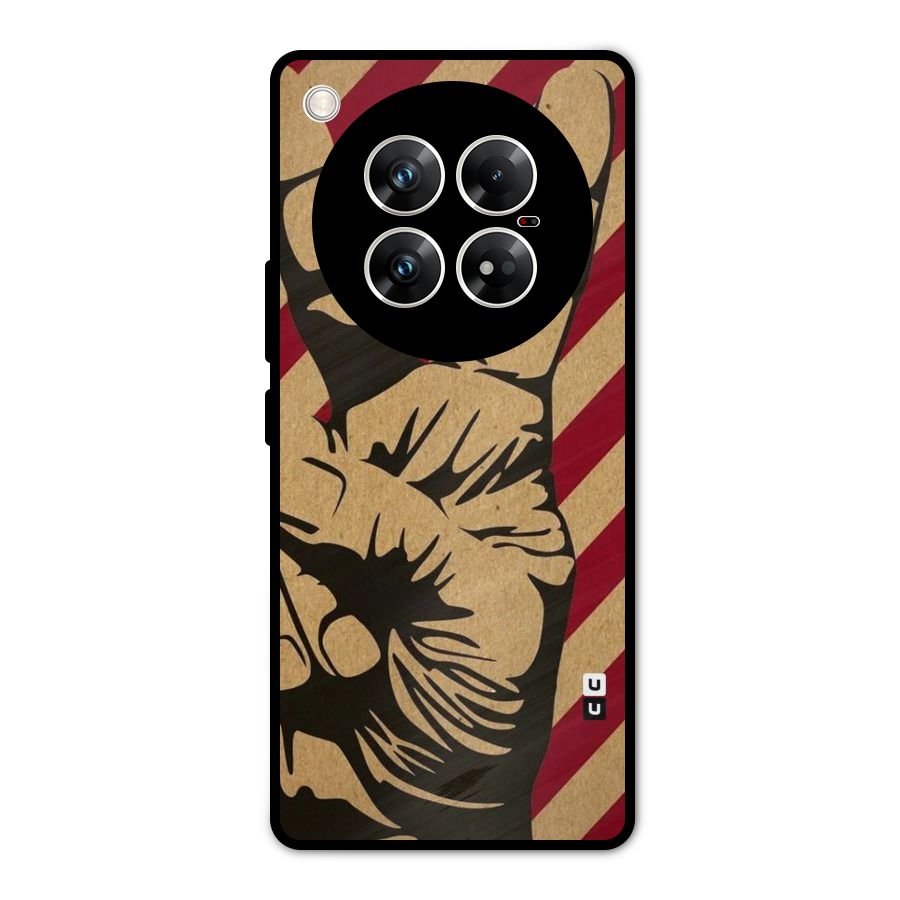 Peace Stripes Metal Back Case for Infinix Zero 40 5G