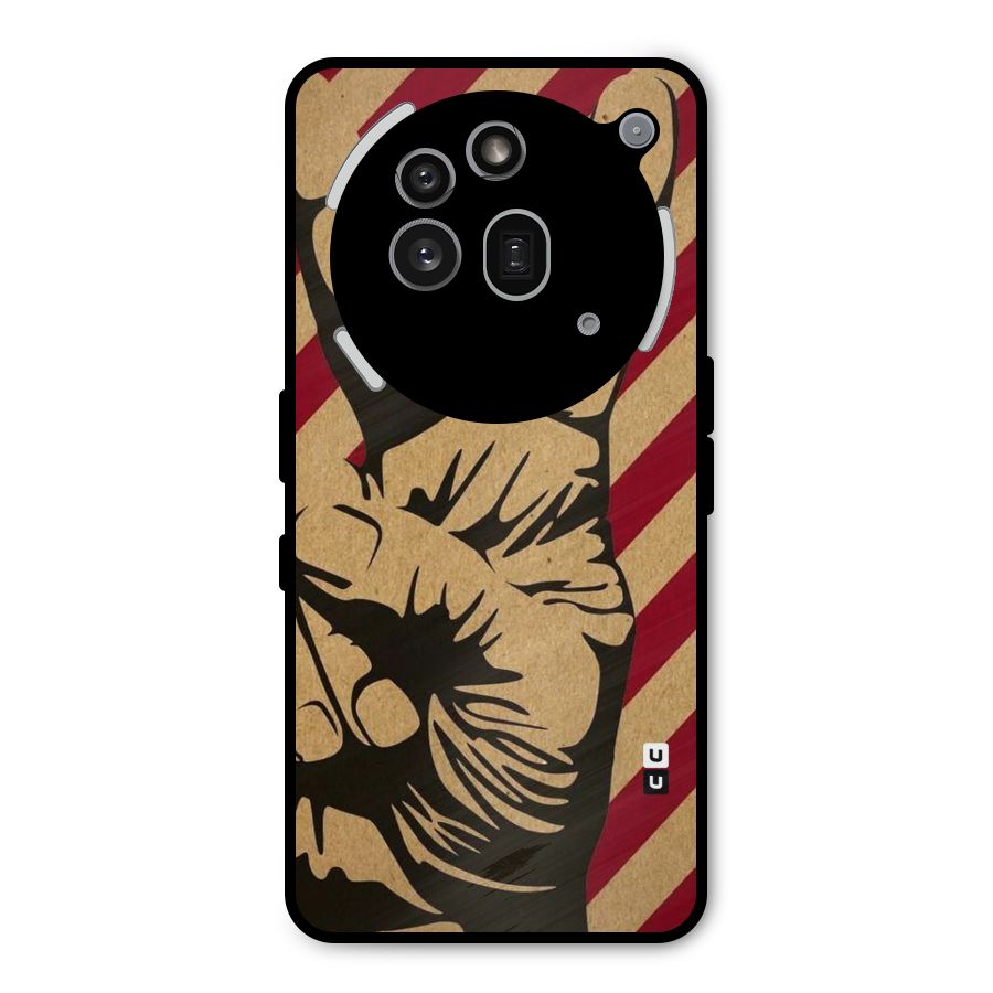 Peace Stripes Metal Back Case for Nothing Phone 3a Pro