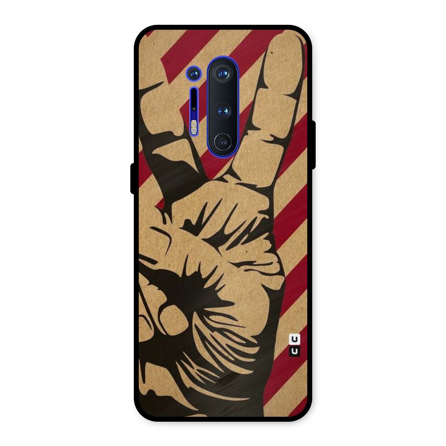 Peace Stripes Metal Back Case for OnePlus 8 Pro