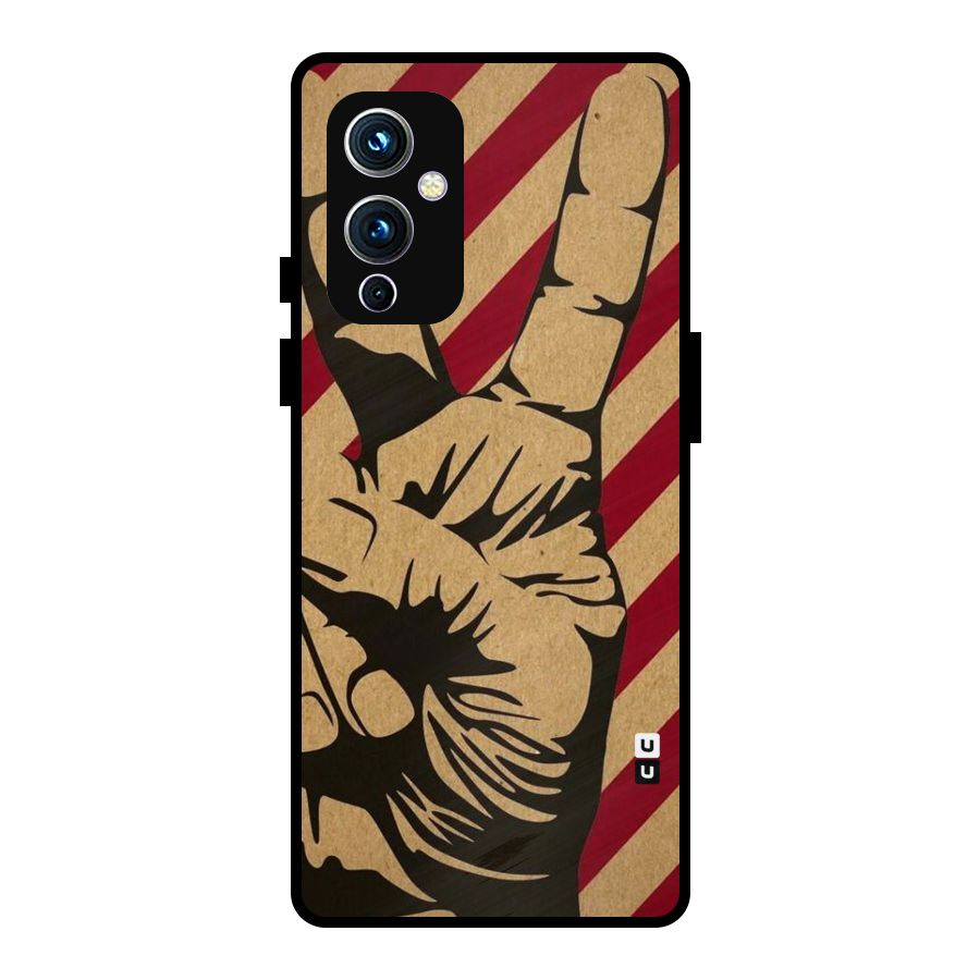 Peace Stripes Metal Back Case for OnePlus 9