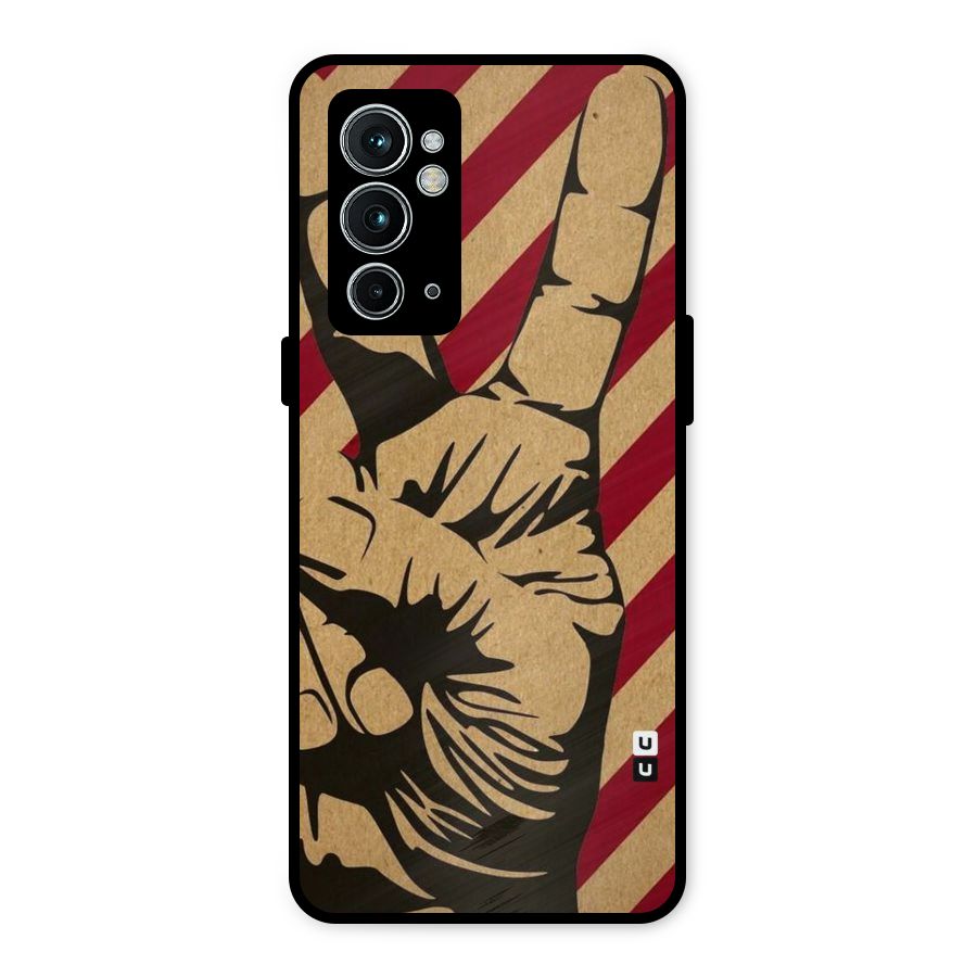 Peace Stripes Metal Back Case for OnePlus 9RT 5G