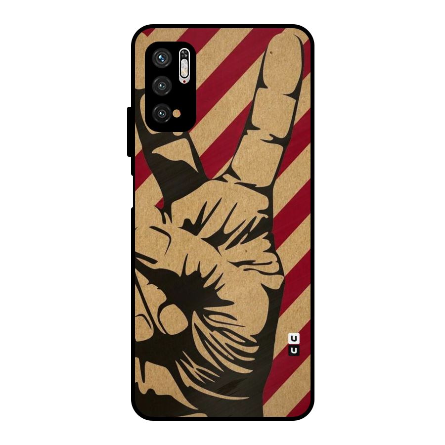 Peace Stripes Metal Back Case for Poco M3 Pro 5G