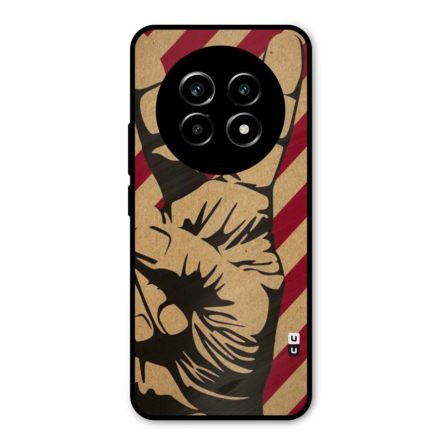 Peace Stripes Metal Back Case for Realme 14 Pro Lite