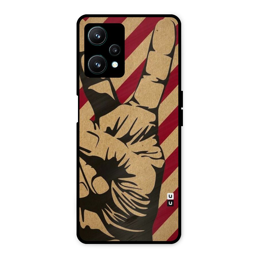 Peace Stripes Metal Back Case for Realme 9 Pro 5G