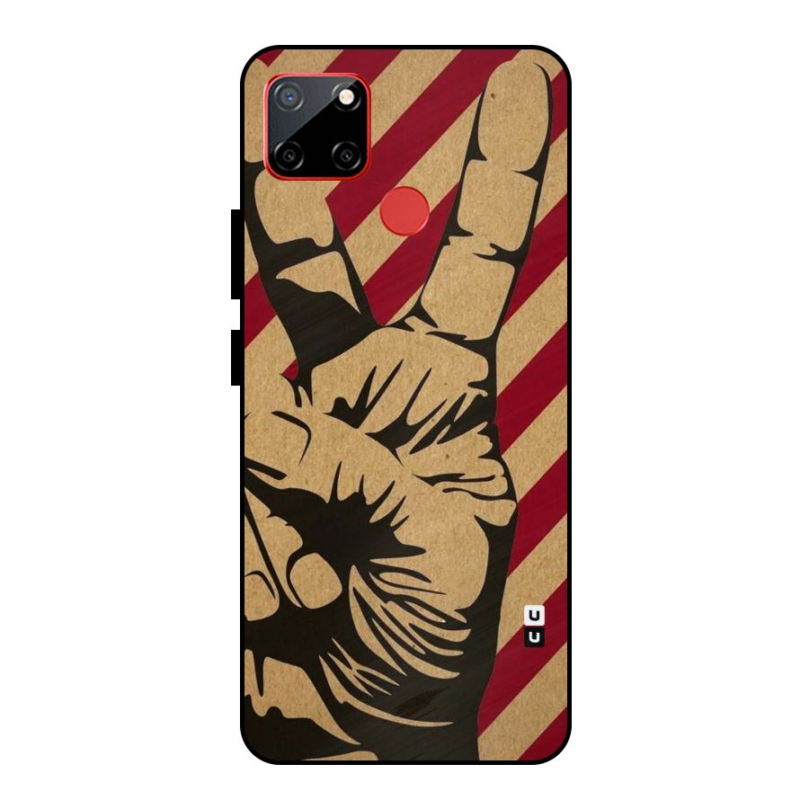 Peace Stripes Metal Back Case for Realme C12