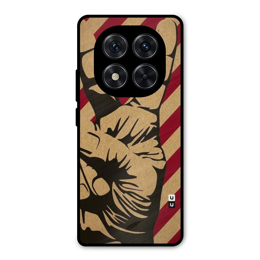 Peace Stripes Metal Back Case for Redmi Note 14 Pro 5G