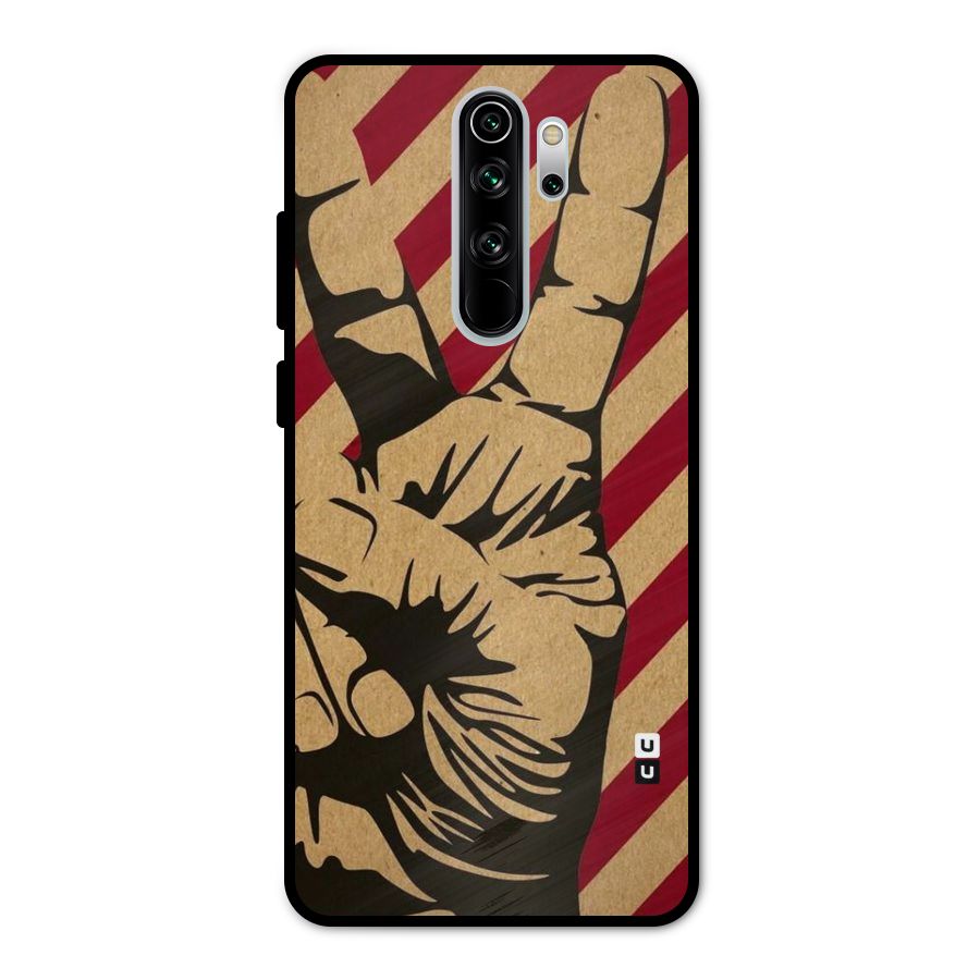 Peace Stripes Metal Back Case for Redmi Note 8 Pro