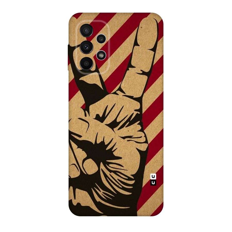 Peace Stripes Original Polycarbonate Back Case for Galaxy A23