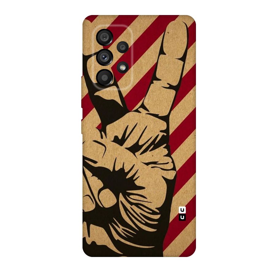 Peace Stripes Original Polycarbonate Back Case for Galaxy A53 5G