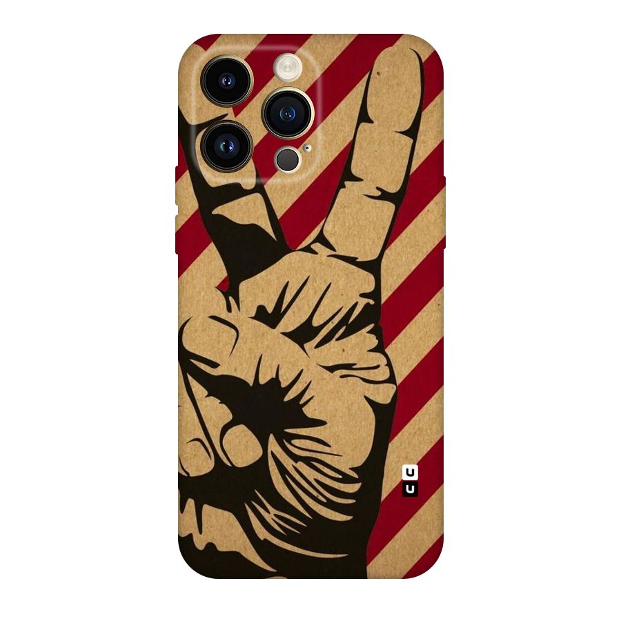 Peace Stripes Original Polycarbonate Back Case for iPhone 14 Pro Max
