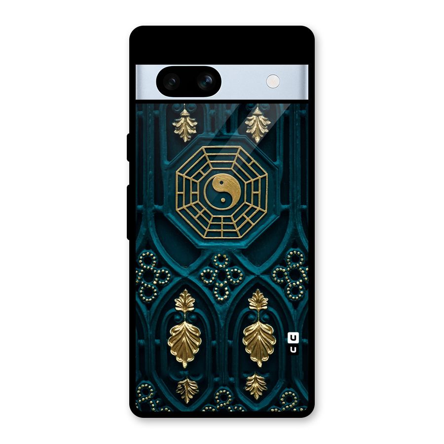 Peace Web Design Glass Back Case for Google Pixel 7a