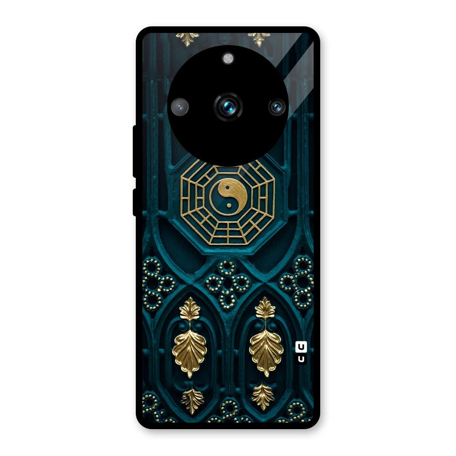 Peace Web Design Glass Back Case for Realme 11 Pro Plus