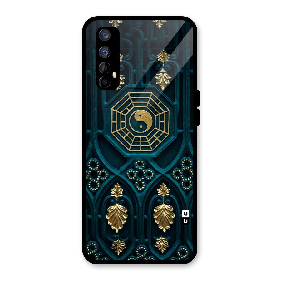 Peace Web Design Glass Back Case for Realme 7