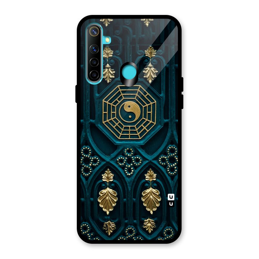 Peace Web Design Glass Back Case for Realme Narzo 10
