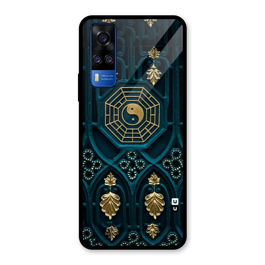 Peace Web Design Glass Back Case for Vivo Y31