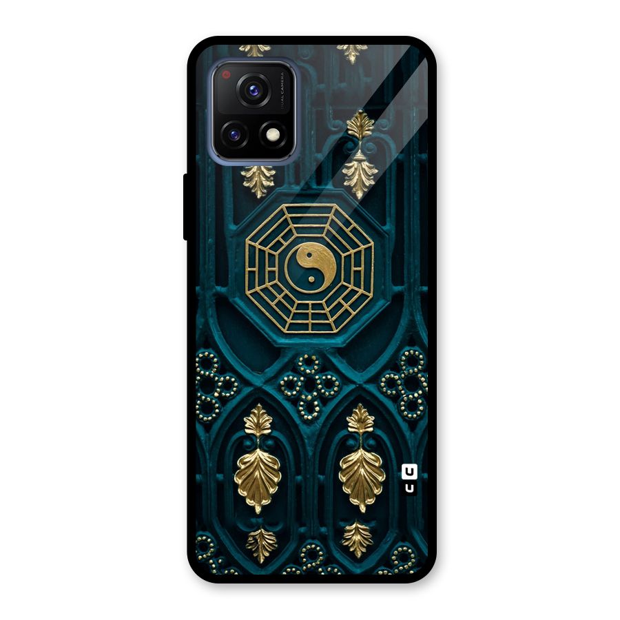 Peace Web Design Glass Back Case for Vivo Y72 5G