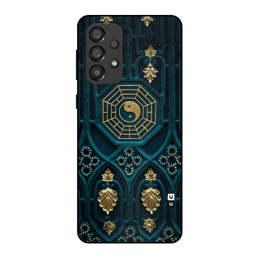 Peace Web Design Metal Back Case for Galaxy A33 5G