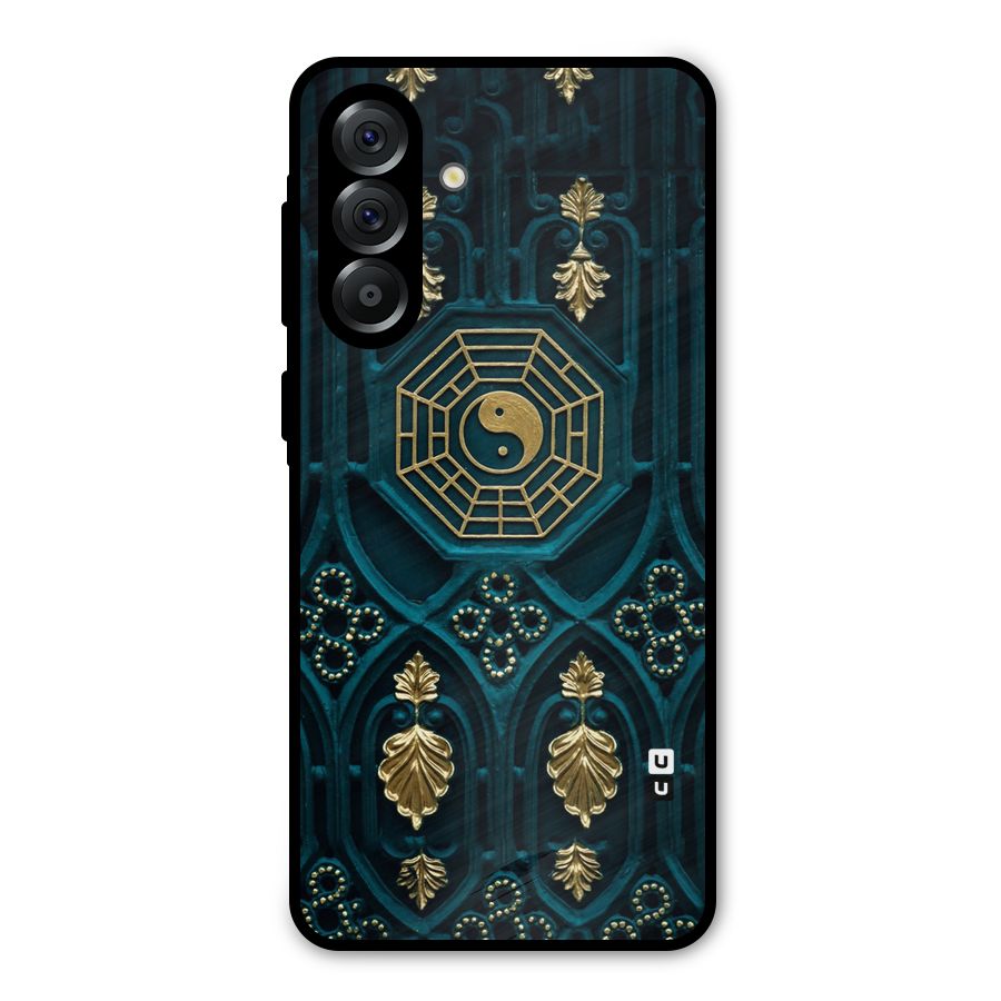 Peace Web Design Metal Back Case for Galaxy A36