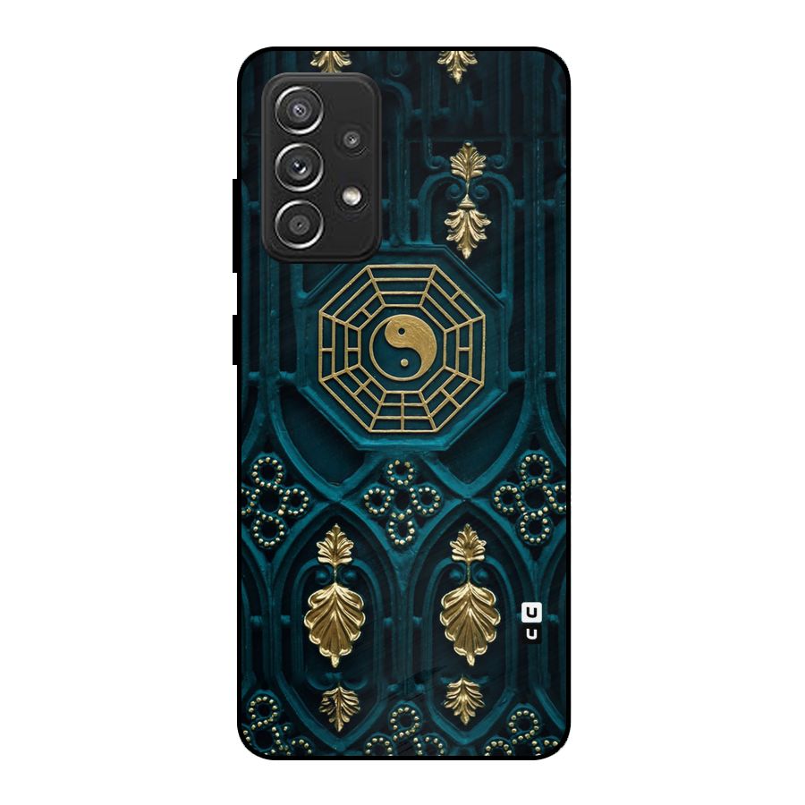 Peace Web Design Metal Back Case for Galaxy A52