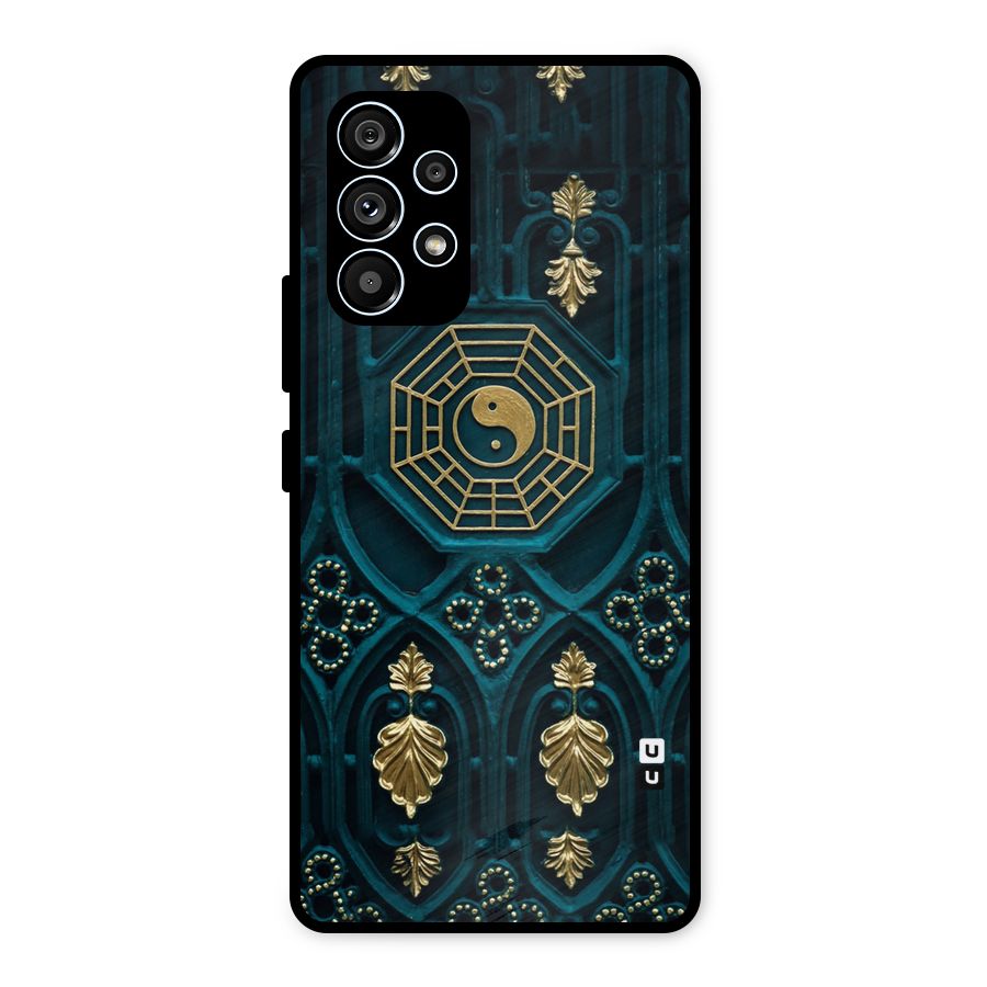 Peace Web Design Metal Back Case for Galaxy A53 5G
