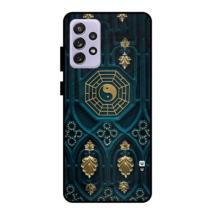 Peace Web Design Metal Back Case for Galaxy A72