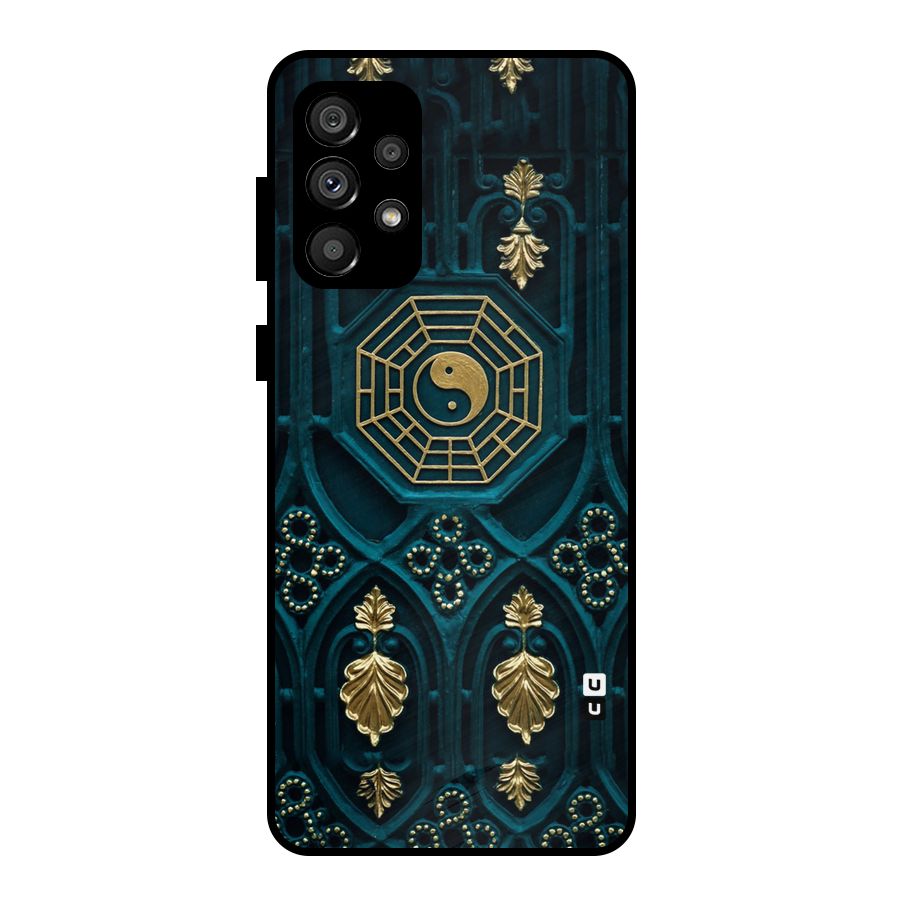 Peace Web Design Metal Back Case for Galaxy A73 5G