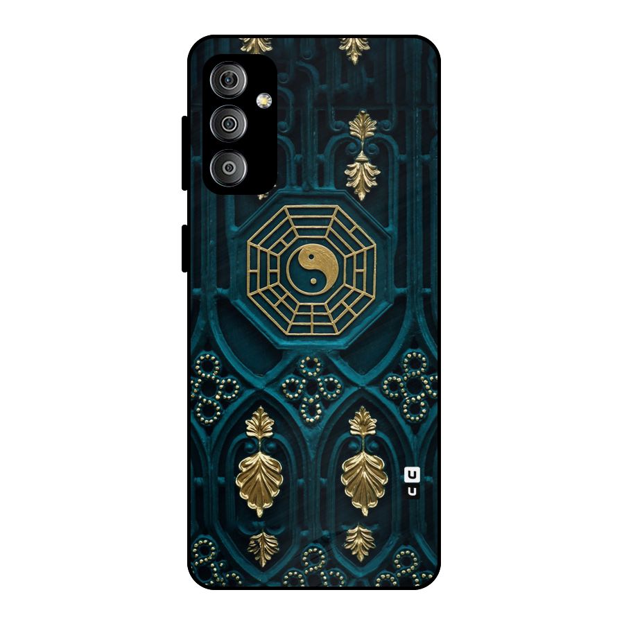 Peace Web Design Metal Back Case for Galaxy F23