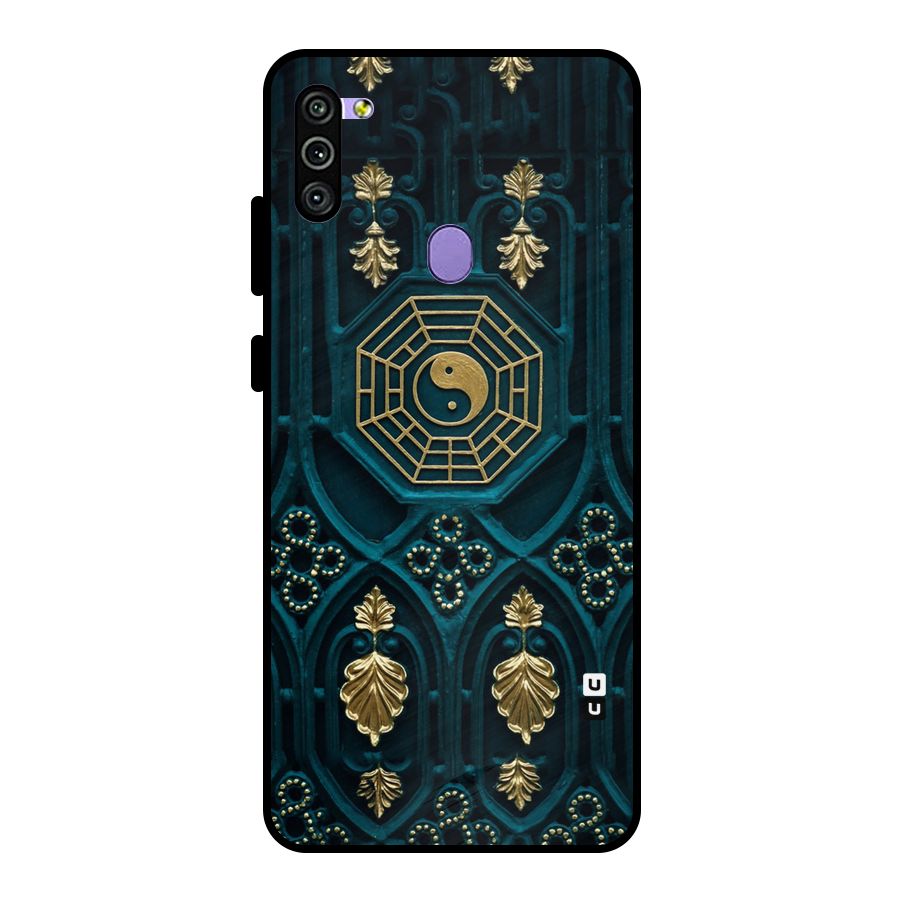 Peace Web Design Metal Back Case for Galaxy M11