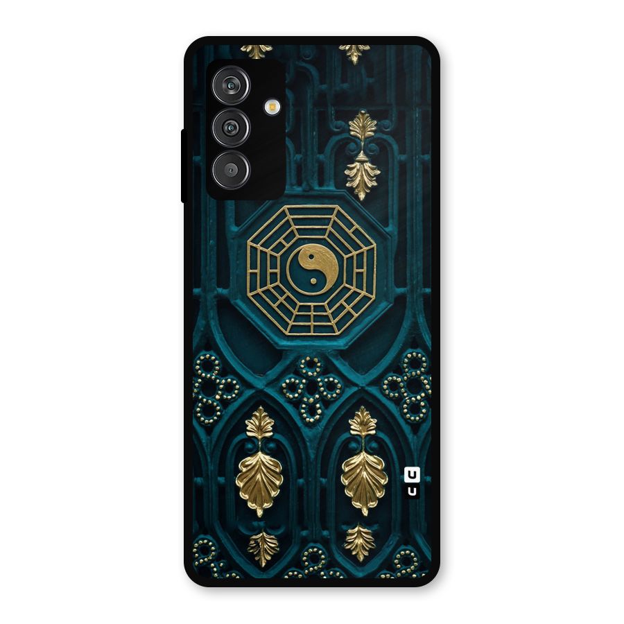 Peace Web Design Metal Back Case for Galaxy M13