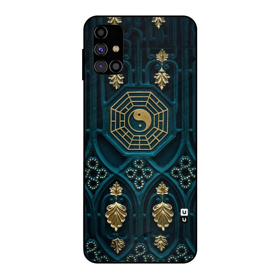 Peace Web Design Metal Back Case for Galaxy M31s