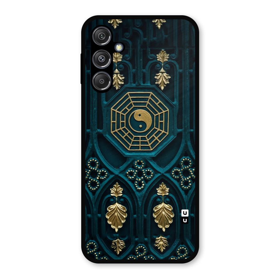 Peace Web Design Metal Back Case for Galaxy M34 5G