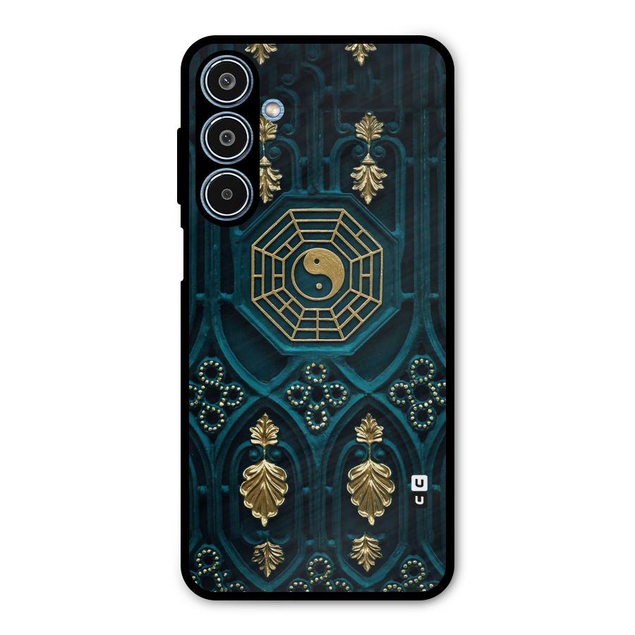 Peace Web Design Metal Back Case for Galaxy M35