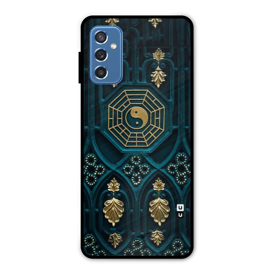 Peace Web Design Metal Back Case for Galaxy M52 5G