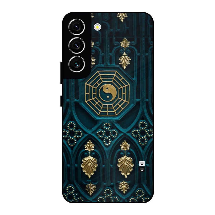 Peace Web Design Metal Back Case for Galaxy S22 5G
