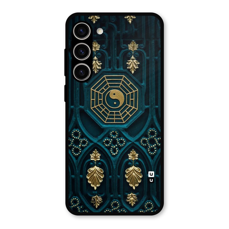 Peace Web Design Metal Back Case for Galaxy S23 Plus