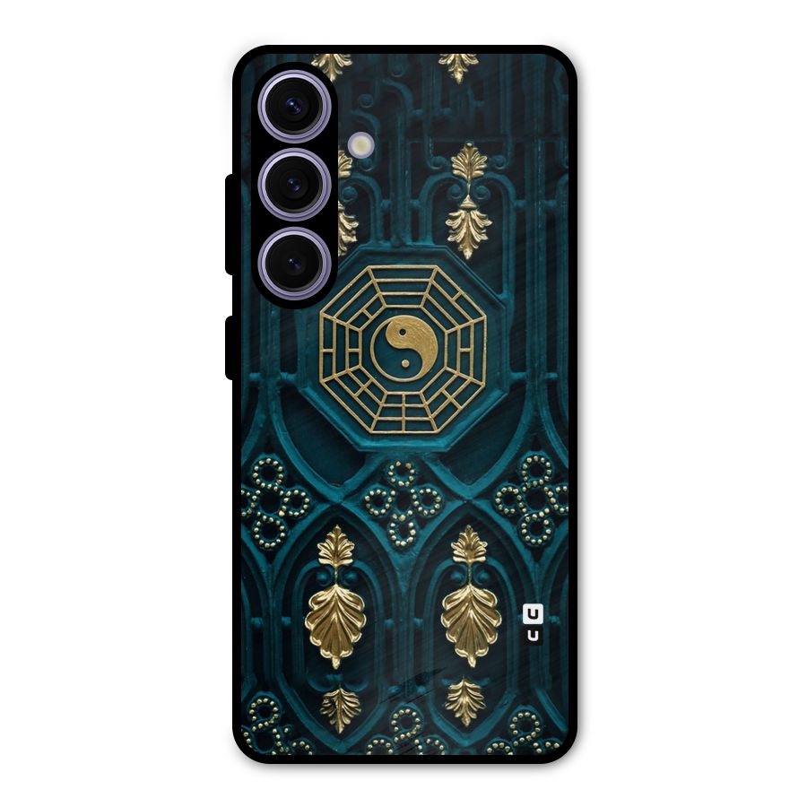Peace Web Design Metal Back Case for Galaxy S24