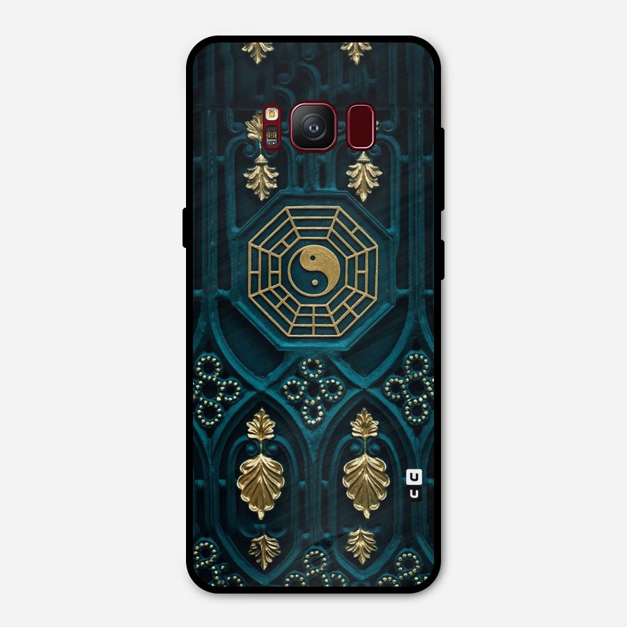 Peace Web Design Metal Back Case for Galaxy S8