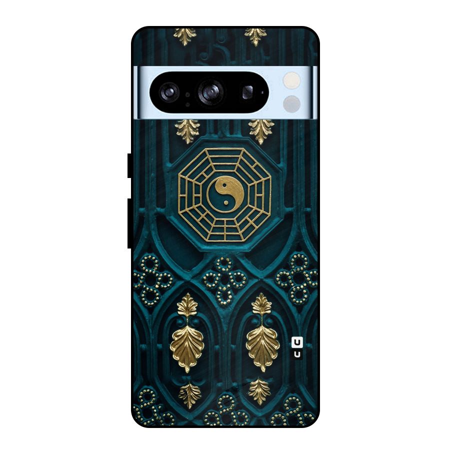 Peace Web Design Metal Back Case for Google Pixel 8 Pro