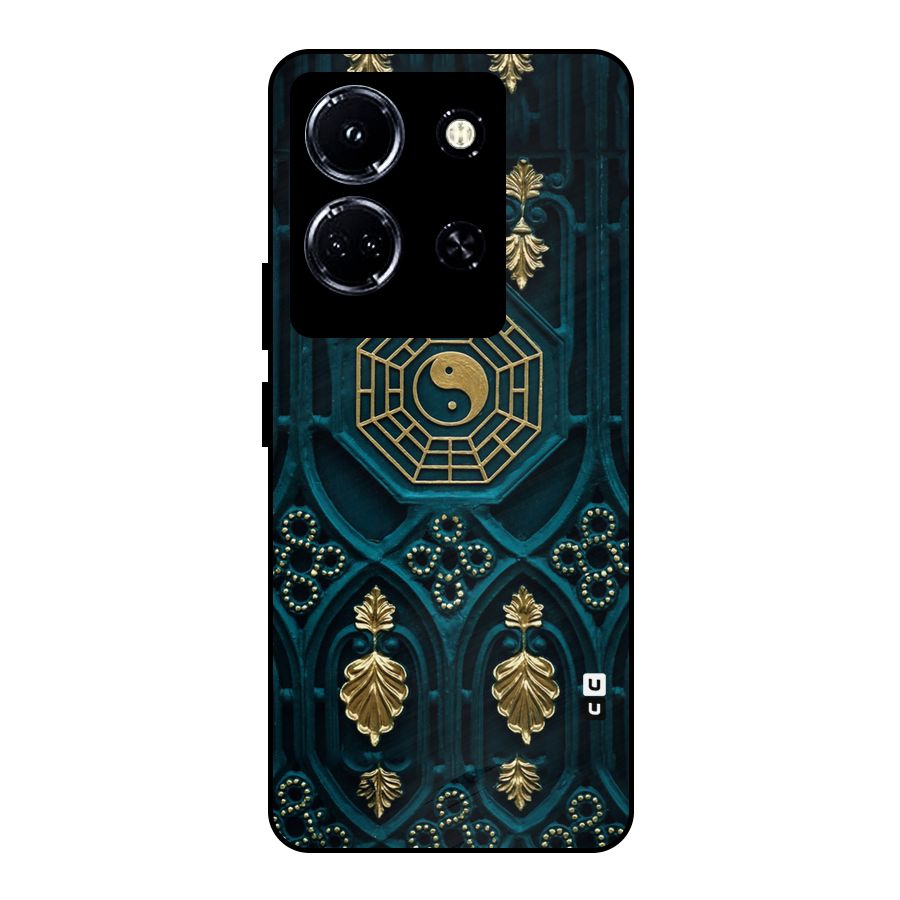 Peace Web Design Metal Back Case for Infinix Note 30 5G