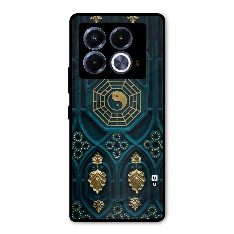 Peace Web Design Metal Back Case for Infinix Note 40 5G