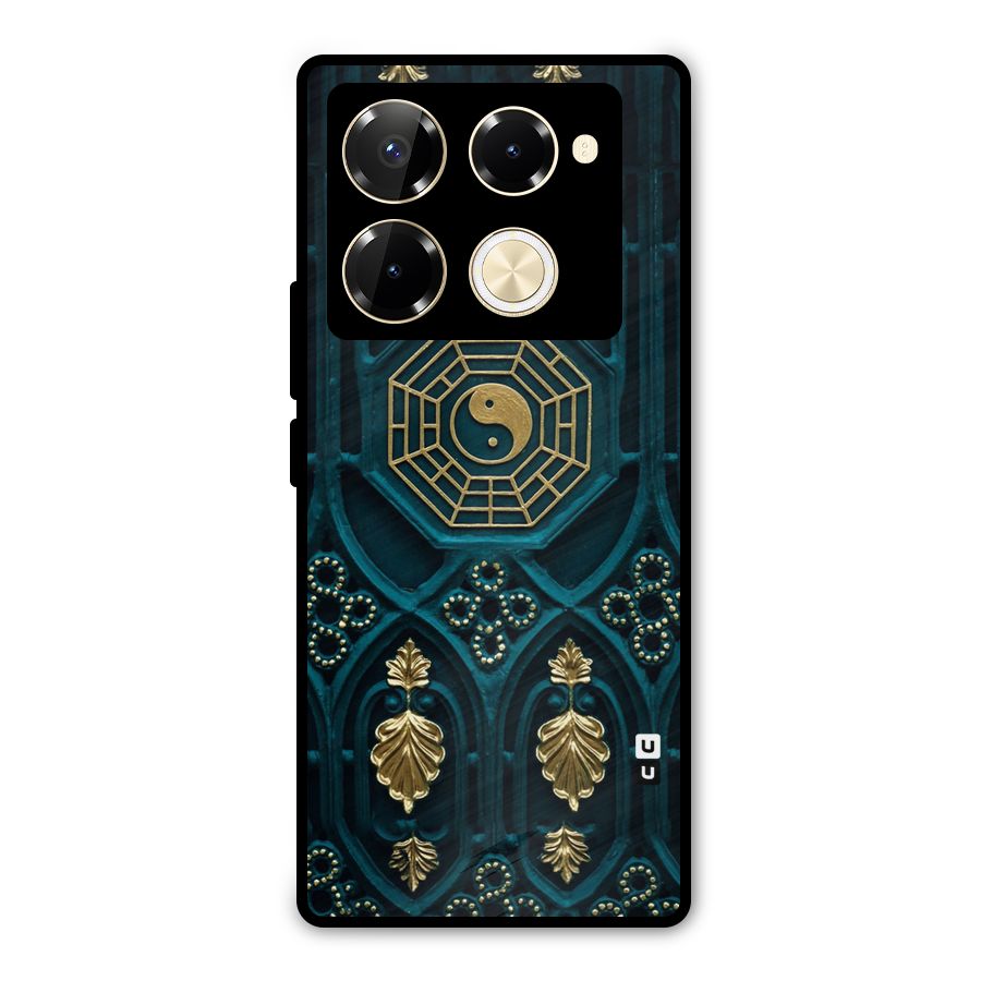 Peace Web Design Metal Back Case for Infinix Note 40 Pro Plus