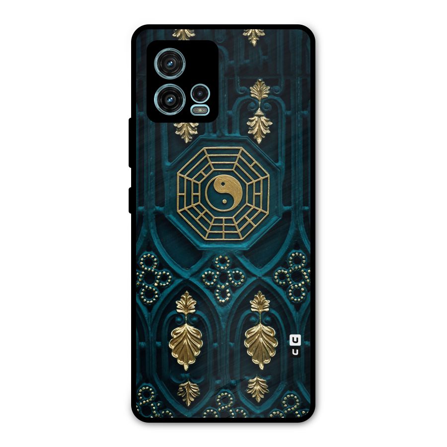Peace Web Design Metal Back Case for Moto G72