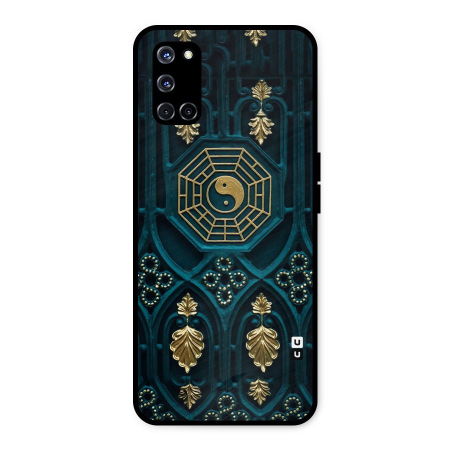 Peace Web Design Metal Back Case for Oppo A52