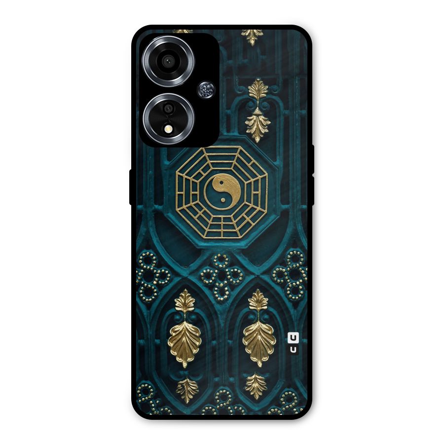Peace Web Design Metal Back Case for Oppo A59