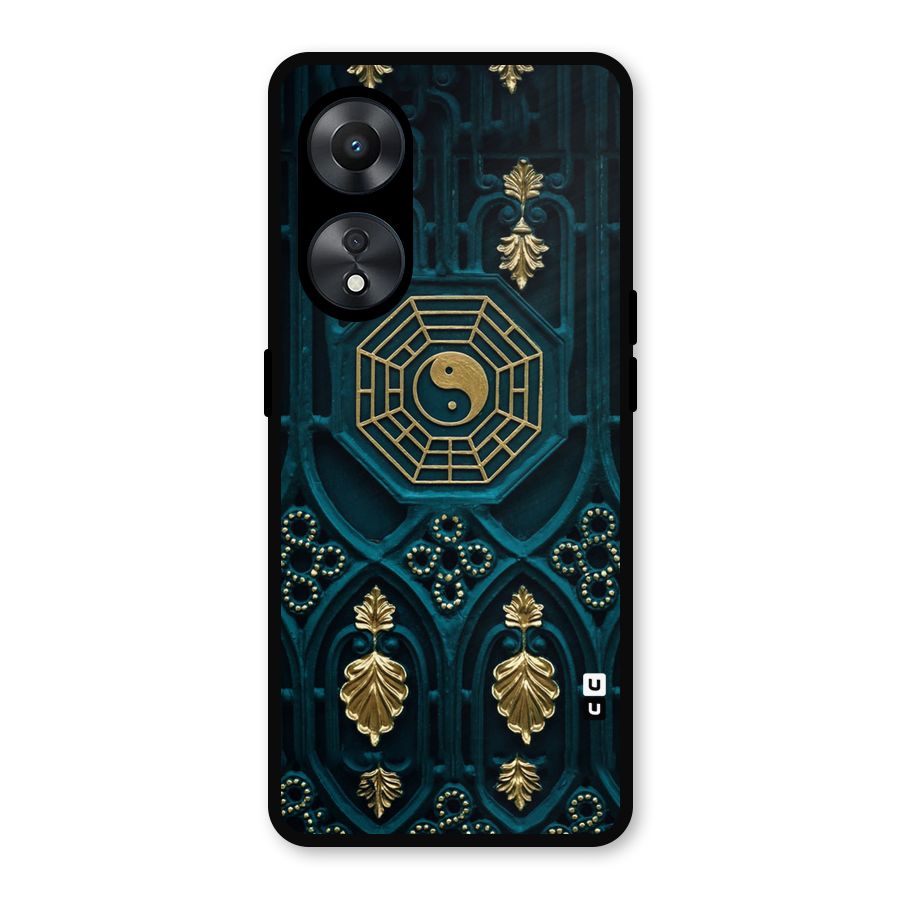 Peace Web Design Metal Back Case for Oppo A78